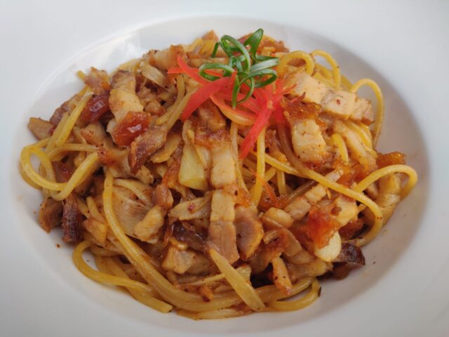 Roasted Pork Belly Aglio 👍